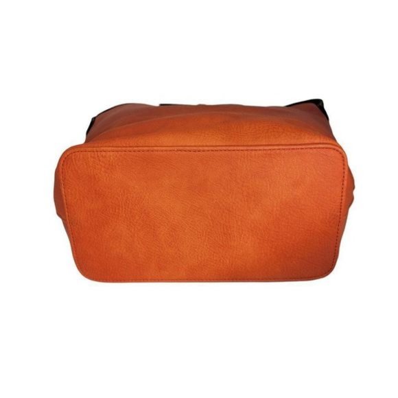 Orange Large Two-In-One Handbag - Picture 4 of 5